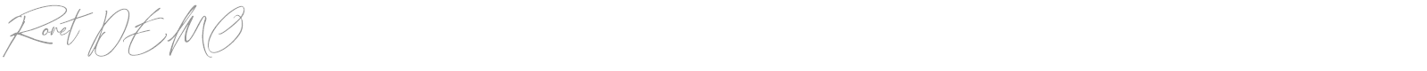 Ronet font preview